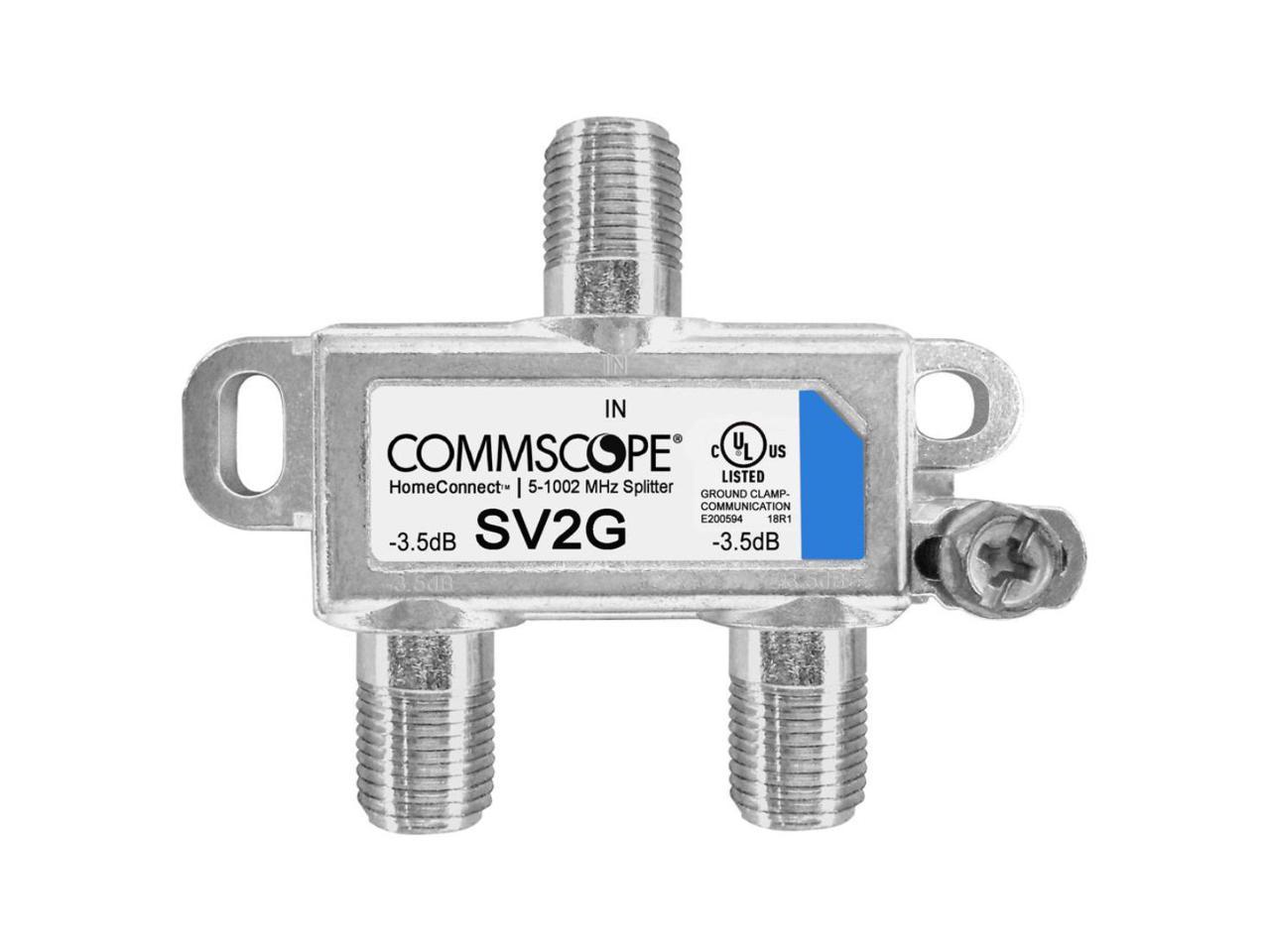 Commscope SV 2G 2 Way Coaxial Splitter 5 1000mhz Newegg