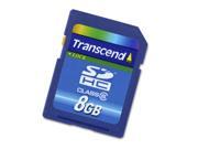 Transcend 8GB Secure Digital High-Capacity (SD/SDHC) Flash Card Model TS8GSDHC6