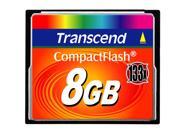 Transcend 8GB Compact Flash (CF) Flash Card Model TS8GCF133
