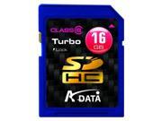 A-DATA 16GB Secure Digital High-Capacity (SD/SDHC) Flash Card Model TurboSD SDHC 16G