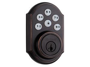 Kwikset 909 11P SMT CP SmartCode Electronic Single Cylinder Deadbolt feat SmartKey in Venetian Bronze Kwikset 909 11P SMT CP SmartCode Electronic Single Cylinder Deadbolt feat SmartKey in Venetian Bronze