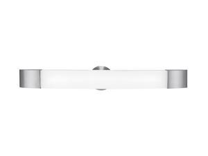 Access Lighting Aspen Vanity & Wall Fixture - 1 Light Brushed Steel Finish w/ Opal Glass Brushed Steel Bathroom Lighting Access Lighting Aspen Vanity & Wall Fixture - 1 Light Brushed Steel Finish w/ Opal Glass Brushed Steel Bathroom Lighting