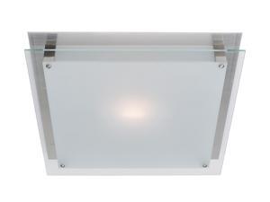 Access Lighting Vision Wall Fixture/Flush - 1 Light Brushed Steel Finish w/ Frosted Glass Access Lighting Vision Wall Fixture/Flush - 1 Light Brushed Steel Finish w/ Frosted Glass
