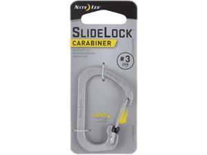Nite Ize CSL3-11-R6 SlideLock Carabiner #3 - Stainless Nite Ize CSL3-11-R6 SlideLock Carabiner #3 - Stainless