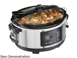 Hamilton Beach 5 Qt. Programmable Stay or Go Slow Cooker Hamilton Beach 5 Qt. Programmable Stay or Go Slow Cooker