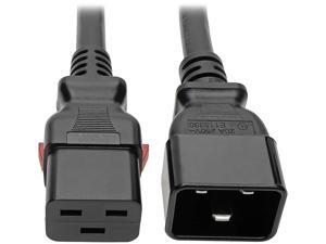 Tripp Lite Power Extension Cord C20 to Locking C19 M/F 12AWG 20A Black 10ft (P036-L10) Tripp Lite Power Extension Cord C20 to Locking C19 M/F 12AWG 20A Black 10ft (P036-L10)