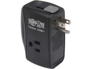TRIPP LITE TRAVELER100BT 6 ft phone cable 2 Outlets 1050 joule Direct Plug-in Surge Suppressor TRIPP LITE TRAVELER100BT 6 ft phone cable 2 Outlets 1050 joule Direct Plug-in Surge Suppressor