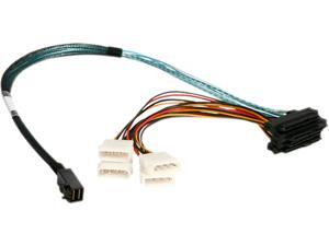 iStarUSA K-HD43X82-50 1.64 ft. HD miniSAS SFF-8643 to 4x SFF-8482 50 cm Cable iStarUSA K-HD43X82-50 1.64 ft. HD miniSAS SFF-8643 to 4x SFF-8482 50 cm Cable