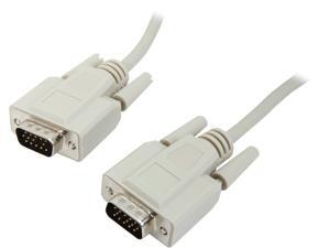 C2G 09618 VGA Cable - Economy HD15 SVGA M/M Monitor Cable, Beige (15 Feet, 4.57 Meters) C2G 09618 VGA Cable - Economy HD15 SVGA M/M Monitor Cable, Beige (15 Feet, 4.57 Meters)