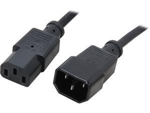 C2G 03140 18 AWG Computer Power Extension Cord - IEC320C14 to IEC320C13, TAA Compliant, Black (1 Feet, 0.30 Meters) C2G 03140 18 AWG Computer Power Extension Cord - IEC320C14 to IEC320C13, TAA Compliant, Black (1 Feet, 0.30 Meters)