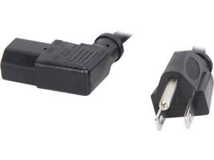C2G 27909 18 AWG Universal Right Angle Power Cord - NEMA 5-15P to IEC320C13R, TAA Compliant, Black (10 feet, 3.04 Meters) C2G 27909 18 AWG Universal Right Angle Power Cord - NEMA 5-15P to IEC320C13R, TAA Compliant, Black (10 feet, 3.04 Meters)