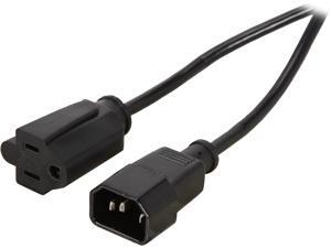 C2G 03132 18 AWG Monitor Power Adapter Cord - IEC320C14 to NEMA 5-15R, TAA Compliant, Black (3 Feet, 0.91 Meters) C2G 03132 18 AWG Monitor Power Adapter Cord - IEC320C14 to NEMA 5-15R, TAA Compliant, Black (3 Feet, 0.91 Meters)