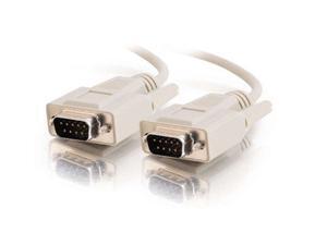 C2G 09451 DB9 M/M Serial RS232 Cable, Beige (25 Feet, 7.62 Meters) C2G 09451 DB9 M/M Serial RS232 Cable, Beige (25 Feet, 7.62 Meters)