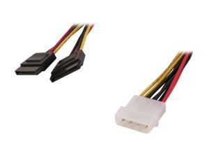 StarTech.com PYO2LP4SATA 1 ft. LP4 to 2 SATA Internal Power Splitter Cable StarTech.com PYO2LP4SATA 1 ft. LP4 to 2 SATA Internal Power Splitter Cable