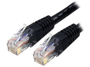 StarTech.com C6PATCH1BK 1 ft. Cat 6 Black Molded UTP Patch Cable StarTech.com C6PATCH1BK 1 ft. Cat 6 Black Molded UTP Patch Cable