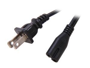 StarTech.com Model PXT101NB 6 ft. Standard Laptop Power Cord - NEMA 1-15P to C7 StarTech.com Model PXT101NB 6 ft. Standard Laptop Power Cord - NEMA 1-15P to C7