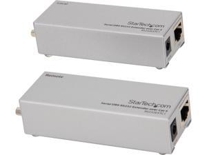 StarTech.com RS232EXTC1 Serial DB9 RS232 Extender over Cat 5 - Up to 3300 ft