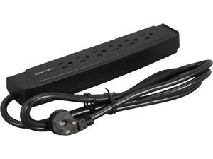CyberPower CSP606T 6 Feet 6 Outlets 1350 joules Professional Surge Protection CyberPower CSP606T 6 Feet 6 Outlets 1350 joules Professional Surge Protection