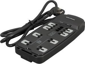 CyberPower CSP806T 6 Feet, 8 Outlets, 2250 Joules Surge Protector CyberPower CSP806T 6 Feet, 8 Outlets, 2250 Joules Surge Protector