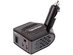 CyberPower CPS150BURC1 Mobile Power Inverter 150W with 2.1A USB Charger and Swivel Head CyberPower CPS150BURC1 Mobile Power Inverter 150W with 2.1A USB Charger and Swivel Head