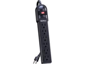 CyberPower CSB6012 12 Feet 6 Outlets 1200 Joules Essential Surge Suppressor CyberPower CSB6012 12 Feet 6 Outlets 1200 Joules Essential Surge Suppressor