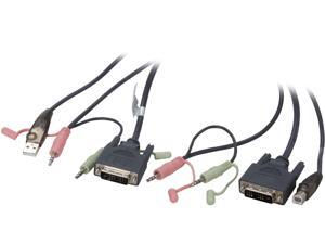 IOGEAR 6 ft. Single Link DVI-D USB KVM Cable G2L7D02U IOGEAR 6 ft. Single Link DVI-D USB KVM Cable G2L7D02U