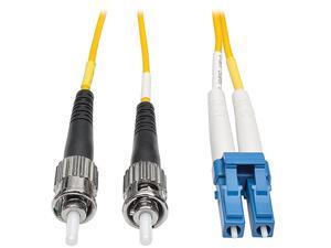 Tripp Lite Duplex Singlemode 8.3/125 Fiber Patch Cable (LC/ST), 10M 33-ft. (N368-10M) Tripp Lite Duplex Singlemode 8.3/125 Fiber Patch Cable (LC/ST), 10M 33-ft. (N368-10M)