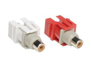 Tripp Lite A050-000-KJ Red / White Audio Keystone Snap-in Module Kit (R,W) Tripp Lite A050-000-KJ Red / White Audio Keystone Snap-in Module Kit (R,W)