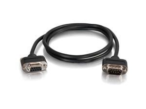 C2G Model 52157 6 ft. Serial RS232 DB9 Cable with Low Profile Connectors M/F - In-Wall CMG-Rated C2G Model 52157 6 ft. Serial RS232 DB9 Cable with Low Profile Connectors M/F - In-Wall CMG-Rated