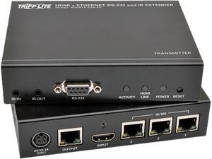 Tripp Lite BHDBT-K-E3SI-ER HDBaseT HDMI over Cat5e/6/6a Extender Kit with Ethernet, Serial and IR Control, 1080p, Up to 500 ft. Tripp Lite BHDBT-K-E3SI-ER HDBaseT HDMI over Cat5e/6/6a Extender Kit with Ethernet, Serial and IR Control, 1080p, Up to 500 ft.