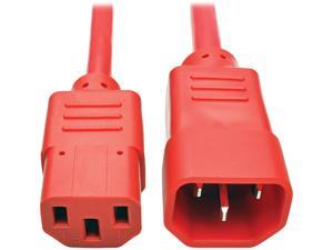 Tripp Lite Model P004-002-ARD 2 ft. Standard Computer Power Extension Cord, 10A, 18 AWG (IEC-320-C14 to IEC-320-C13) Male to Female Tripp Lite Model P004-002-ARD 2 ft. Standard Computer Power Extension Cord, 10A, 18 AWG (IEC-320-C14 to IEC-320-C13) Male to Female