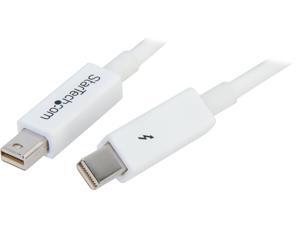 StarTech Model TBOLTMM2MW 6.6 ft. Thunderbolt Cable Male to Male StarTech Model TBOLTMM2MW 6.6 ft. Thunderbolt Cable Male to Male