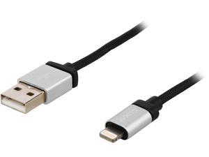 Luxa2 PO-APP-ALL1SI-00 Silver MFi Lightning™ to USB Charge Sync Aluminium Cable Luxa2 PO-APP-ALL1SI-00 Silver MFi Lightning™ to USB Charge Sync Aluminium Cable