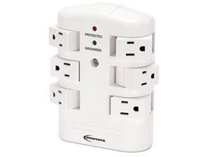Innovera IVR71651 Wall Mount 6 Outlets 2160 Joules Surge Protector Innovera IVR71651 Wall Mount 6 Outlets 2160 Joules Surge Protector