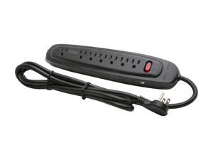 V7 SA0706B-8N6 6 ft. 7 Outlets 1200 Joules Home/Office Surge Protector V7 SA0706B-8N6 6 ft. 7 Outlets 1200 Joules Home/Office Surge Protector