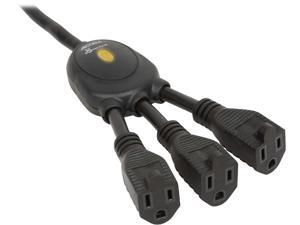 Accell Model D080B-019K 3 ft. PowerSquid Jr. Outlet Multiplier Accell Model D080B-019K 3 ft. PowerSquid Jr. Outlet Multiplier