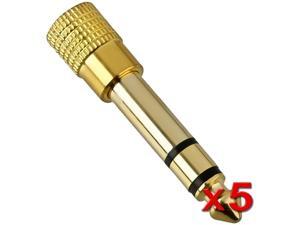 Insten 1161331 5 x 1 / 4 Audio to 1 / 8 Audio M / F Adapter Insten 1161331 5 x 1 / 4 Audio to 1 / 8 Audio M / F Adapter
