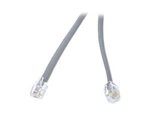 C2G 02971 RJ11 6P4C Straight Modular Cable, Silver (7 Feet, 2.13 Meters) C2G 02971 RJ11 6P4C Straight Modular Cable, Silver (7 Feet, 2.13 Meters)