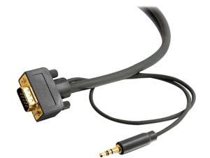 C2G 28254 Flexima VGA + 3.5mm Audio Video Cable M/M, In-Wall CL3-Rated, Black (50 Feet, 15.24 Meters) C2G 28254 Flexima VGA + 3.5mm Audio Video Cable M/M, In-Wall CL3-Rated, Black (50 Feet, 15.24 Meters)