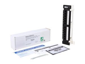 TRIPP LITE N250-012 12-Port Cat6 Wall-Mount Vertical 110 Patch Panel TRIPP LITE N250-012 12-Port Cat6 Wall-Mount Vertical 110 Patch Panel