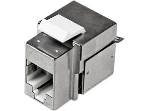 StarTech C6AKEY110WH Shielded Cat 6a Keystone Jack - RJ45 Ethernet Cat6a Wall Jack White StarTech C6AKEY110WH Shielded Cat 6a Keystone Jack - RJ45 Ethernet Cat6a Wall Jack White