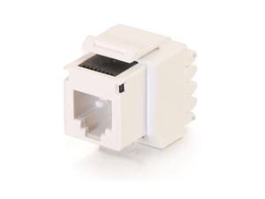 C2G 03801 Cat3 RJ12 Keystone Jack - White C2G 03801 Cat3 RJ12 Keystone Jack - White