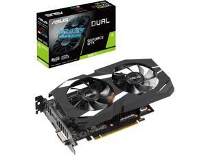 ASUS Dual GeForce GTX 1660 Ti DUAL-GTX1660TI-6G 6GB 192-Bit GDDR6 PCI Express 3.0 HDCP Ready Video Card ASUS Dual GeForce GTX 1660 Ti DUAL-GTX1660TI-6G 6GB 192-Bit GDDR6 PCI Express 3.0 HDCP Ready Video Card