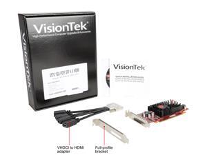 VisionTek Radeon HD 5570 DirectX 11 900901 1GB 128-Bit DDR3 PCI Express 2.0 x16 Small Form Factor (SFF) Video Cards VisionTek Radeon HD 5570 DirectX 11 900901 1GB 128-Bit DDR3 PCI Express 2.0 x16 Small Form Factor (SFF) Video Cards