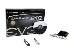 EVGA GeForce 210 DirectX 10.1 01G-P3-1313-KR 1GB 64-Bit DDR3 PCI Express 2.0 HDCP Ready Low Profile Ready Video Card EVGA GeForce 210 DirectX 10.1 01G-P3-1313-KR 1GB 64-Bit DDR3 PCI Express 2.0 HDCP Ready Low Profile Ready Video Card