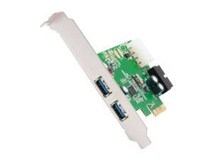 SYBA USB 3.0 PCI-e x1 2.0 Card with 2 External ports and internal 19 Pin USB 3.0 Header Model SD-PEX20139 SYBA USB 3.0 PCI-e x1 2.0 Card with 2 External ports and internal 19 Pin USB 3.0 Header Model SD-PEX20139