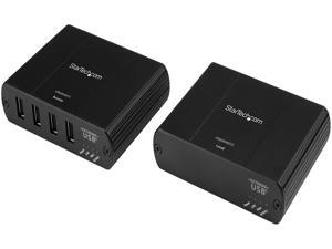 StarTech.com USB2004EXT2 4 Port USB 2.0 Extender over Cat5 or Cat6 - Up to 330 ft (100m) StarTech.com USB2004EXT2 4 Port USB 2.0 Extender over Cat5 or Cat6 - Up to 330 ft (100m)