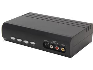 C2G 28750 4x2 S-Video + Composite Video + Stereo Audio Selector Switch, Black C2G 28750 4x2 S-Video + Composite Video + Stereo Audio Selector Switch, Black