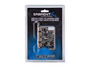 SABRENT USB 3.0 4-Port PCI Express Card Model CP-4PTU SABRENT USB 3.0 4-Port PCI Express Card Model CP-4PTU