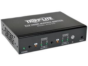 Tripp Lite 2x2 HDMI Matrix Switch for Video & Audio, (HDMI 2xF/2xF) 1080p at 60Hz (B119-2X2) Tripp Lite 2x2 HDMI Matrix Switch for Video & Audio, (HDMI 2xF/2xF) 1080p at 60Hz (B119-2X2)